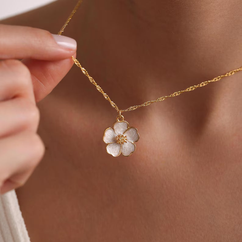 Sakura Flower Necklace
